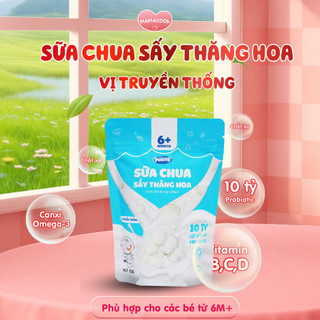 Sữa Chua Sấy Khô YoBite Kids 20Gr Vị Truyền Thống - Bổ Sung Lợi Khuẩn - Hỗ Trợ Ăn Dặm Cho Bé 6M+