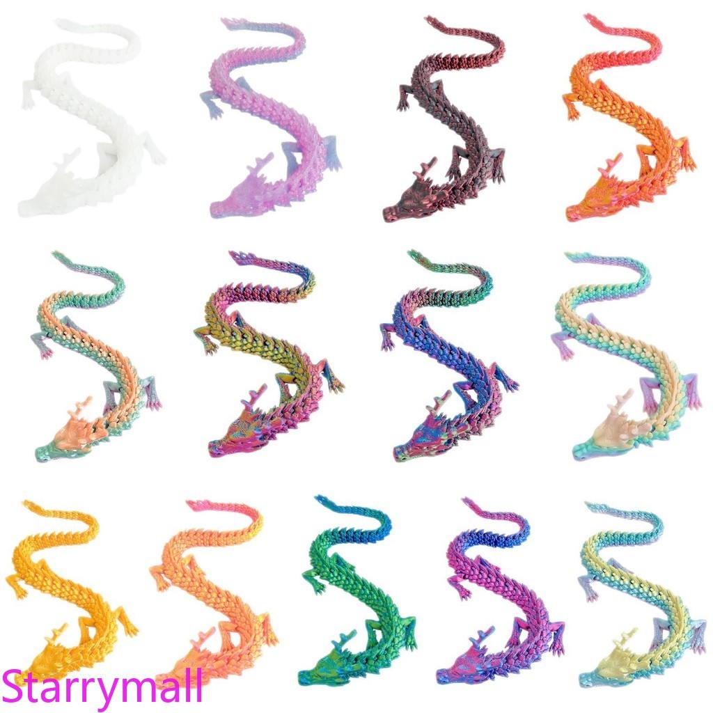 Mới Đầy Màu Sắc Phát Sáng Nghệ Hình Rồng 3D In Hình Để Bàn Trang Trí Sưu Tập Trẻ Em Người Lớn Quà Tặng