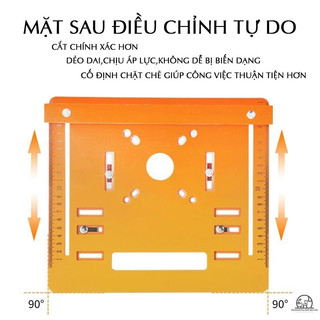 ĐẾ MÁY CẮT, MÁY CƯA BÀN CẦM TAY - ĐẾ MÁY CẮT 90 ĐỘ, 45 ĐỘ