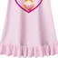 GN Wicked 2 ‌Galinda 100cm-140cm trẻ em bé gái váy dài vải hoạt hình đồ ngủ NG