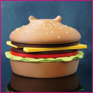 Đế Lót Ly Cho Bàn Cà Phê Từ Tính Có Thể Xếp Chồng Dễ Thương Ngộ nghĩnh Capybara Hamburger Thiết Kế Thảm Coaster Bộ Cho Nhà Bếp shopidaevn