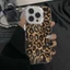 Vỏ điện thoại iPhone 16 Pro Max, mẫu vải hoa văn báo đốm cổ điển, phù hợp với Apple Watch Series 15, xu hướng 14, chống