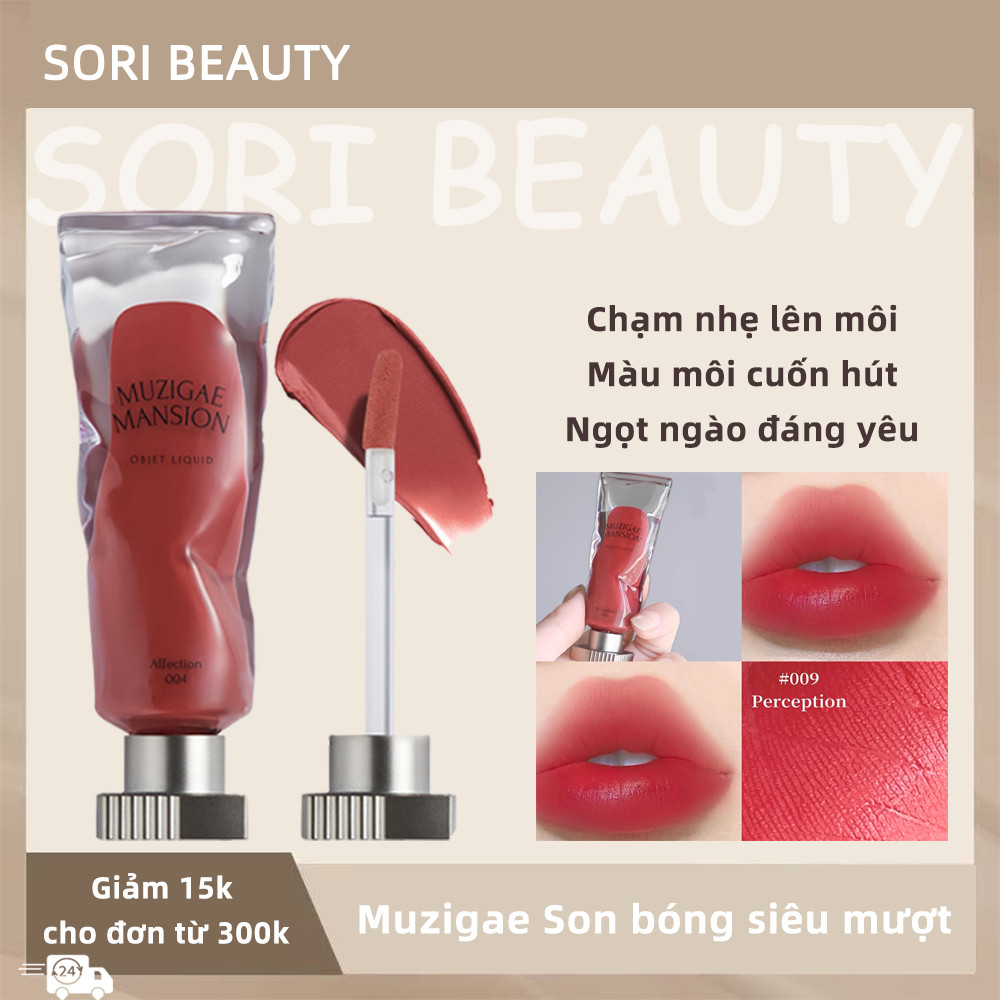Muzigae Lipstick - Màu Son Đẹp Tự Nhiên, Lâu Lâu, Môi Mềm Mại