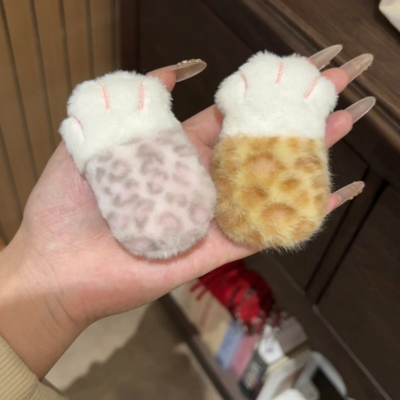Kẹp tóc hình mèo con móng vuốt đáng yêu, phụ kiện thời trang cho thu đông