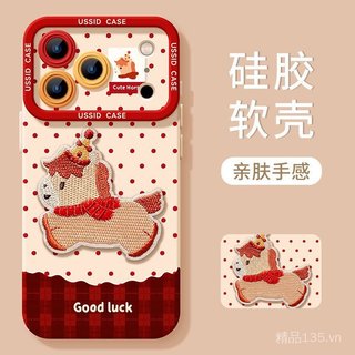 Thích hợp cho iphone17promax Cute Horse P40PRO Ốp điện thoại sáng tạo S19 trọn gói