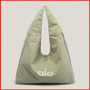 GC2 Alo Túi đeo vai bằng vải Oxford chống thấm nước đơn giản dành cho nữ Túi xô dung tích lớn thời trang CG2