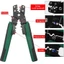 Hộp 320 đầu cos chỉa tròn trần các loại + kìm bấm cos đa năng P-5.8 + V-3.1