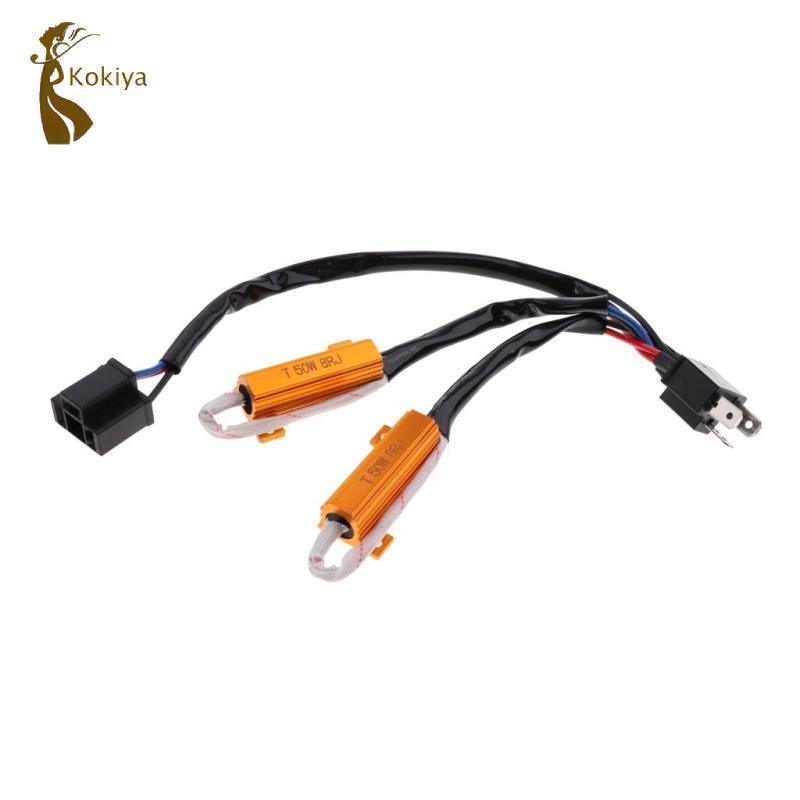 H4 LED DRL Đèn Sương Mù 50W 8Ohm Tải Điện Trở Lỗi Giải Mã Miễn Phí Canceller