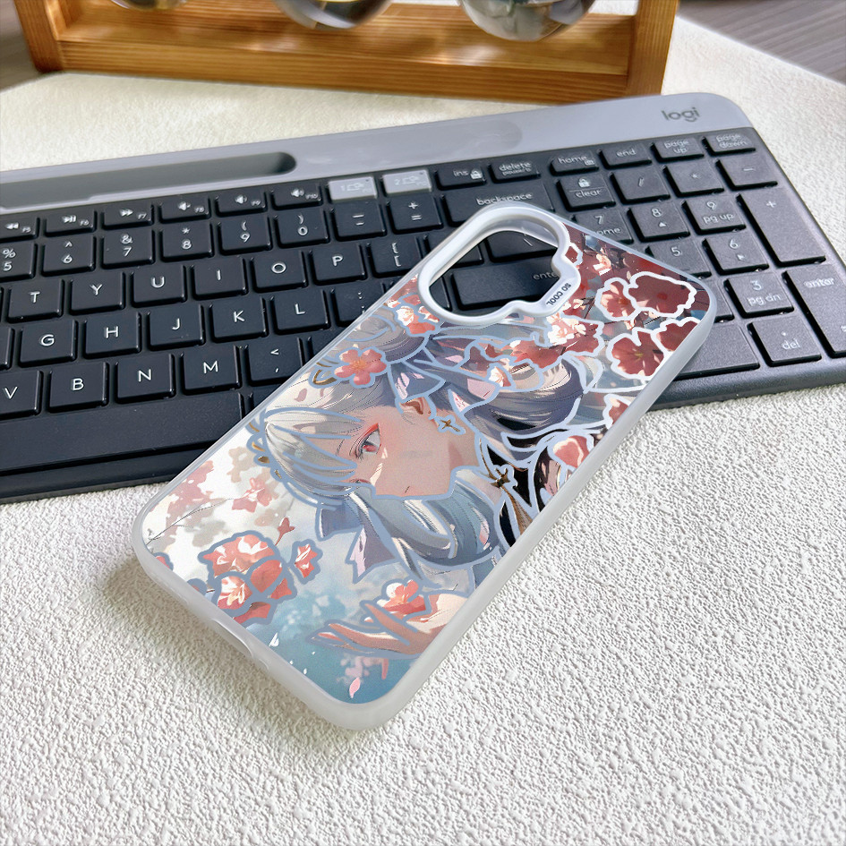 Dành Cho POCO X7 X6 X5 F8 Ultra F8 Pro F7 F6 Pro F5 Sóng Gió _ Jinhsi Micro Matte Vỏ Điện Thoại Cứng Chống Sốc POCO Cover