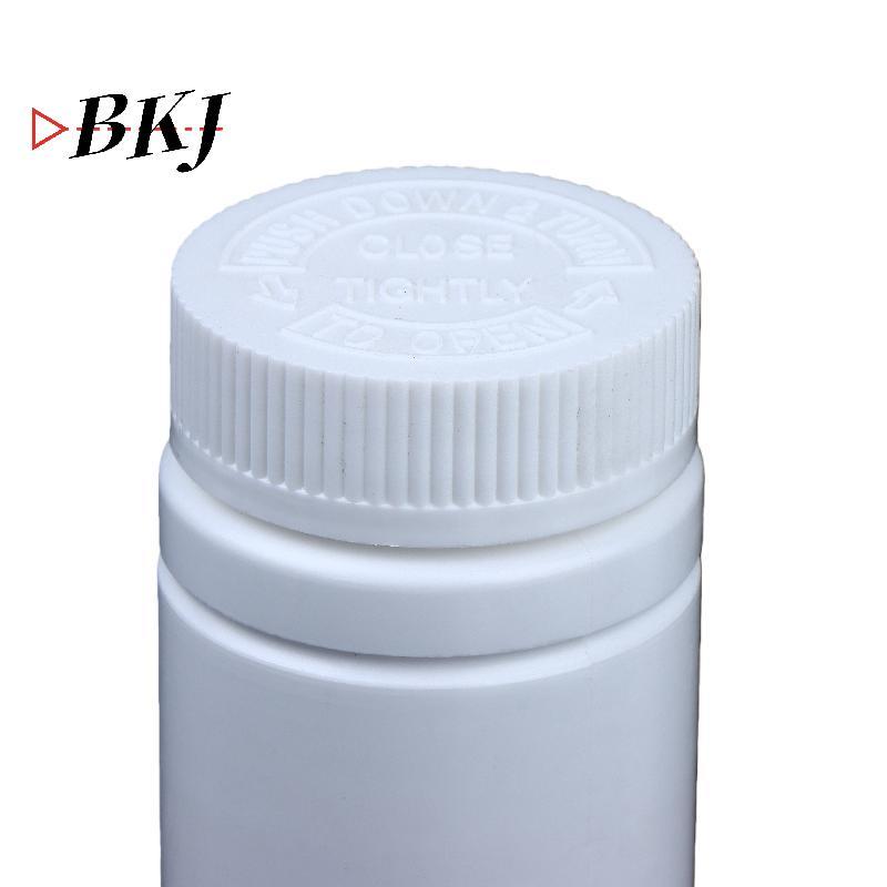 [KJ] 10 Lọ thuốc rỗng HDPE 20-225ml màu trắng, Hộp đựng di động có thể bịt kín [Mới]