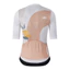 QSS009B - Áo Đạp Xe UKE Nữ White Yellow – Vải Italia Thoáng Mát, Nhanh Khô, Co Giãn 4D, Form Chuẩn