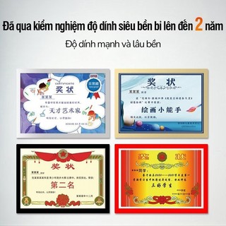 Khung ảnh nam châm trong suốt A4, giải pháp trang trí thông minh, dán tường dễ dàng giữ ảnh chắc chắn