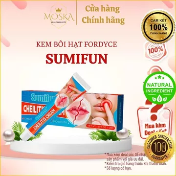 Kem mụn môi, Kem dưỡng môi hạt Sumifun - Son Dưỡng Môi Khô Nứt Nẻ, Bong tróc chăm sóc môi, Khử Thâm Môi 20gr [1K]