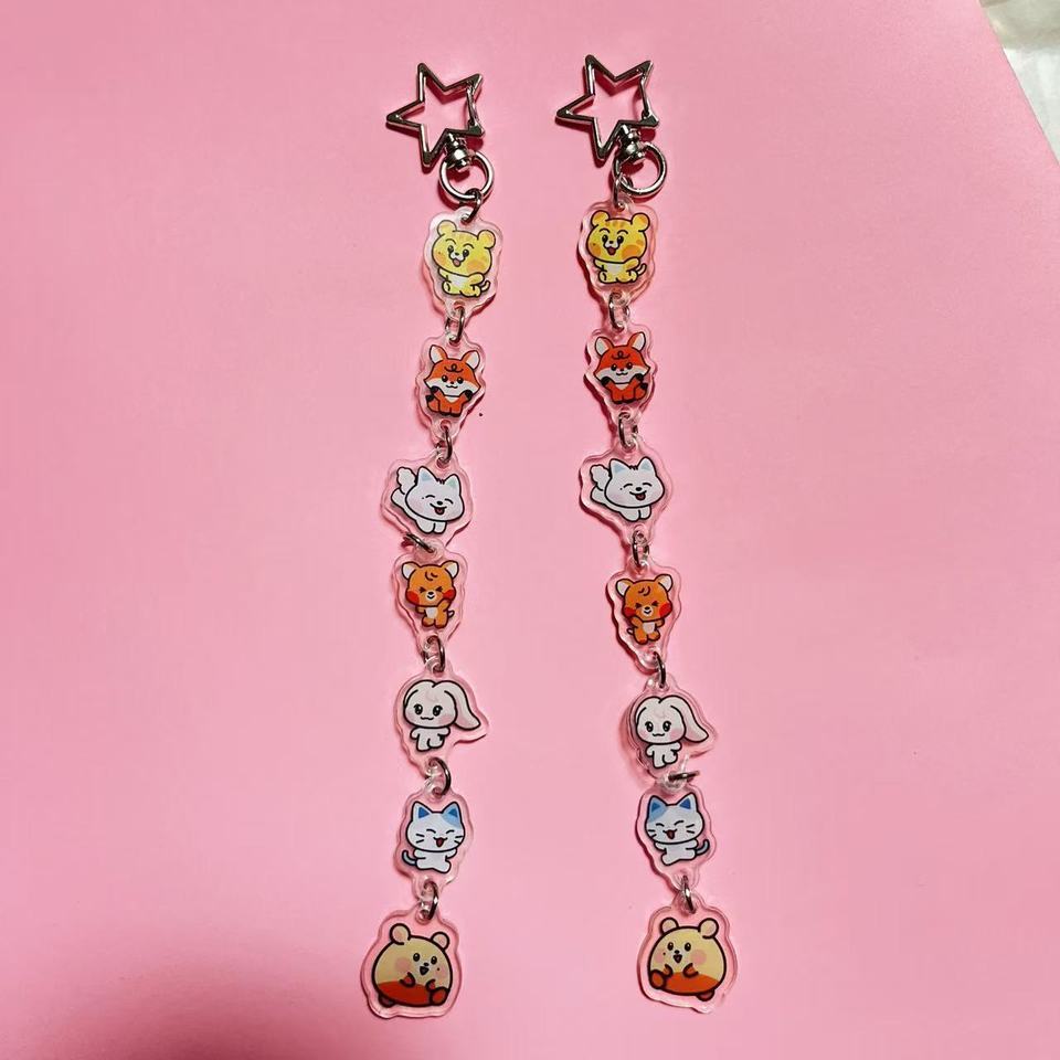 Kpop Idol New Style Cartoon Acrylic Chain Keychain Bag Pendant Accessories Jisung Chenle Jeno JAEMIN RENJUN HAECHAN