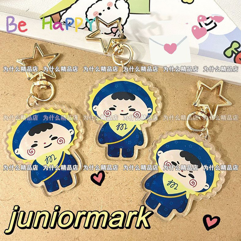 GMMTV EmiBonnie JossGawin ‌JuniorMark Cosplay Key Chain Acrylic Keychain Cartoon WilliamEst Bag Pendant