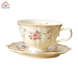 Cốc Cà Phê Gốm Có Đĩa Tiện Ích Trang Trí Ảnh Đạo Cụ Cappuccino Cup