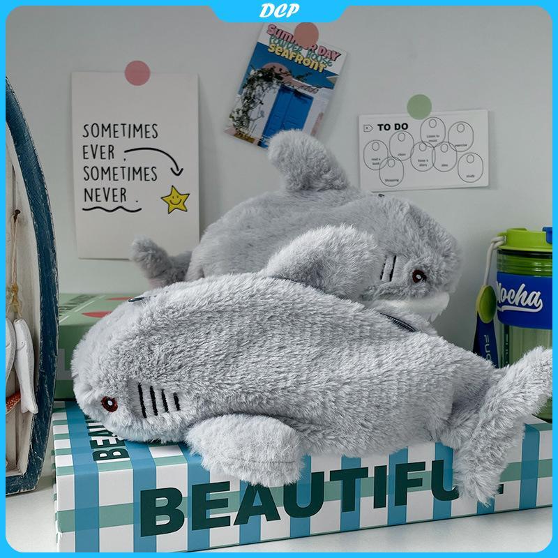 [DCP] Hộp Bút Chì cá mập sang trọng dễ thương, túi đựng bút & mỹ phẩm sức chứa lớn cho văn phòng trường học [VN]
