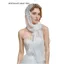 Khăn choàng cầu nguyện DARON Veil, Khăn choàng ren cưới hoa rỗng, Ren mềm mại thoáng khí đơn giản Viền đầu cô dâu Gạc Nhà thờ