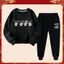 Kuromi Bé Gái Dài Tay Áo Khoác Jogger Bộ Quần Hoạt Hình Dễ Thương Trẻ Em Trang Phục Thường Ngày Để Sử Dụng Hàng Ngày
