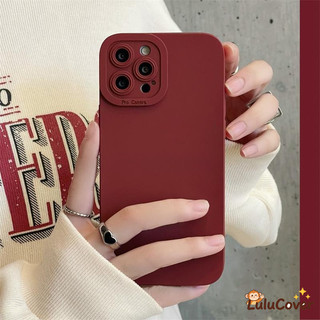 Ốp Silicon Lỏng Ins Tương Thích Cho iPhone 16 Pro Max 15 14 Plus 13 Mini 15ProMax 14ProMax 13ProMax Vỏ Bảo Vệ Ống Kính Doanh Nghiệp Đơn Giản Vỏ Mềm Chống Sốc Vỏ Nhiều Màu Sắc