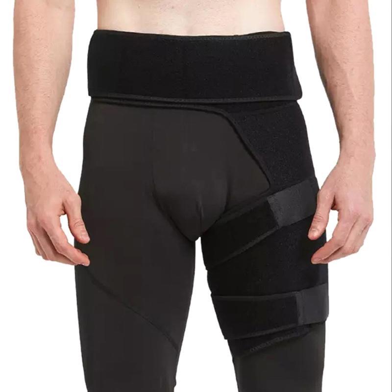 Newsmallbrains Đai hỗ trợ hông Hỗ trợ Groin Đau thần kinh tọa Giảm đau đùi Dây buộc Nẹp Khớp Groin Viêm khớp Đai bảo vệ hông NSB