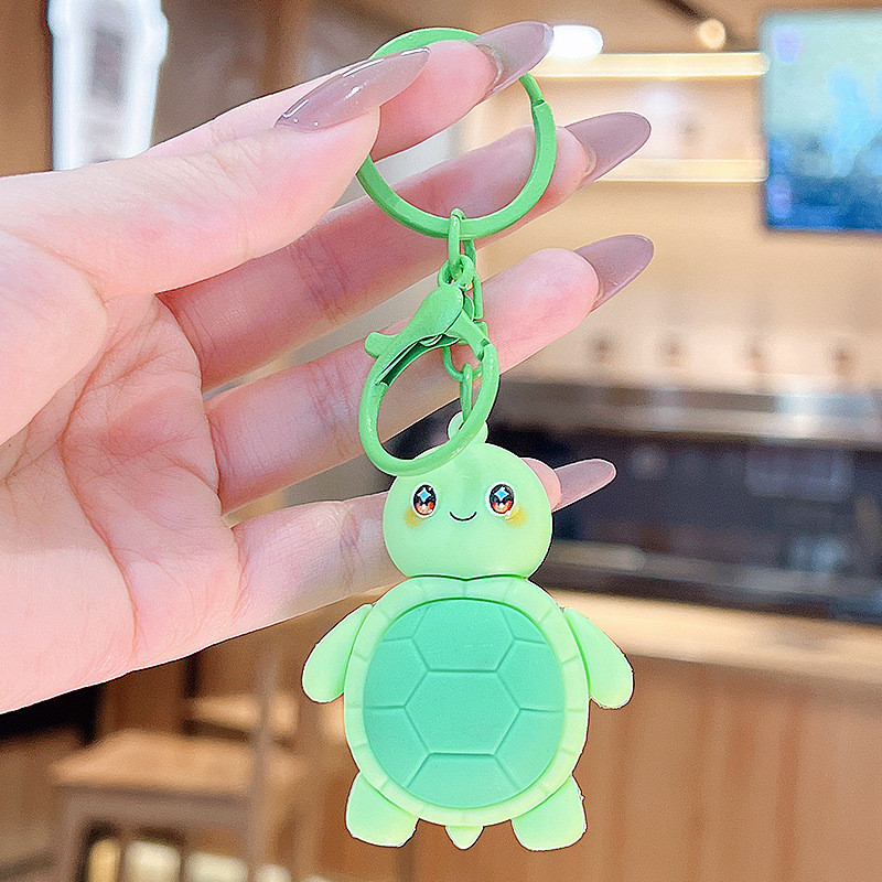 Hoạt Hình Dễ Thương Ong Và Rùa Móc Khóa Mặt Dây Chuyền Cặp Đôi Sáng Tạo Hình Túi Charm Móc Khóa