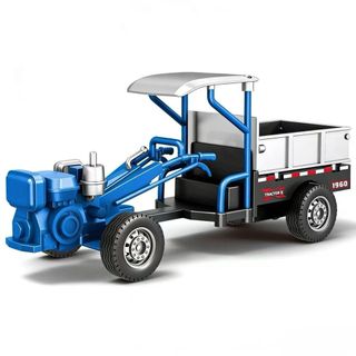 Tay vịn Máy Kéo Đồ Chơi Mô Hình Xe Nông Nghiệp Vận Chuyển Xe Tải Retro Trang Trại Xe
