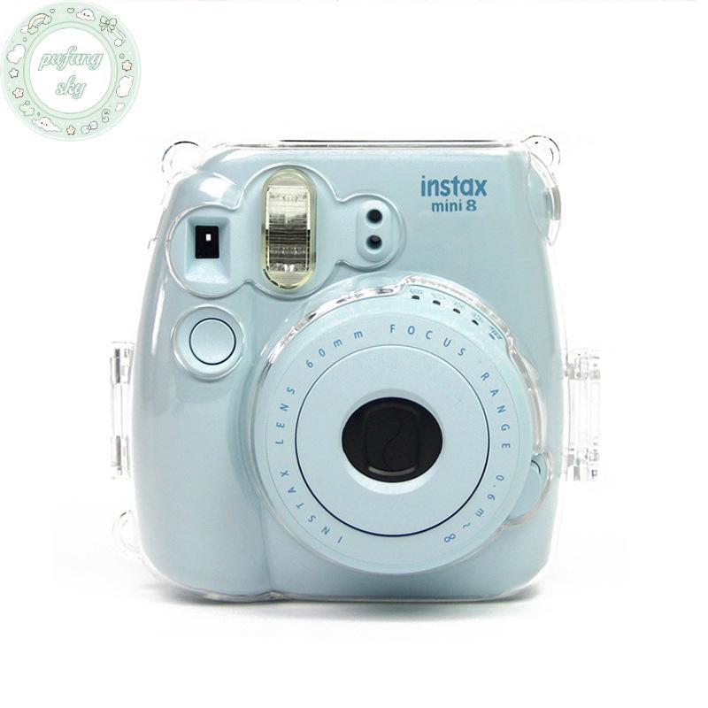 PUSKY Fujifilm Instax Mini 8 / 8 + 9 Phim Máy Ảnh Tức Thì Trong Suốt Vỏ Cứng Túi Vỏ VN