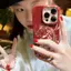 Red Rhyme Halo nhuộm cho iPhone 1615promax Jelly 1413 trường hợp điện thoại 1211 dễ thương