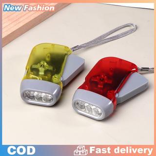 Led tay nhấn Dynamo Crank điện gió lên đèn pin mini tự tạo ra ngọn đuốc cắm trại Đèn Ngoài Trời nhà Nguồn cung cấp