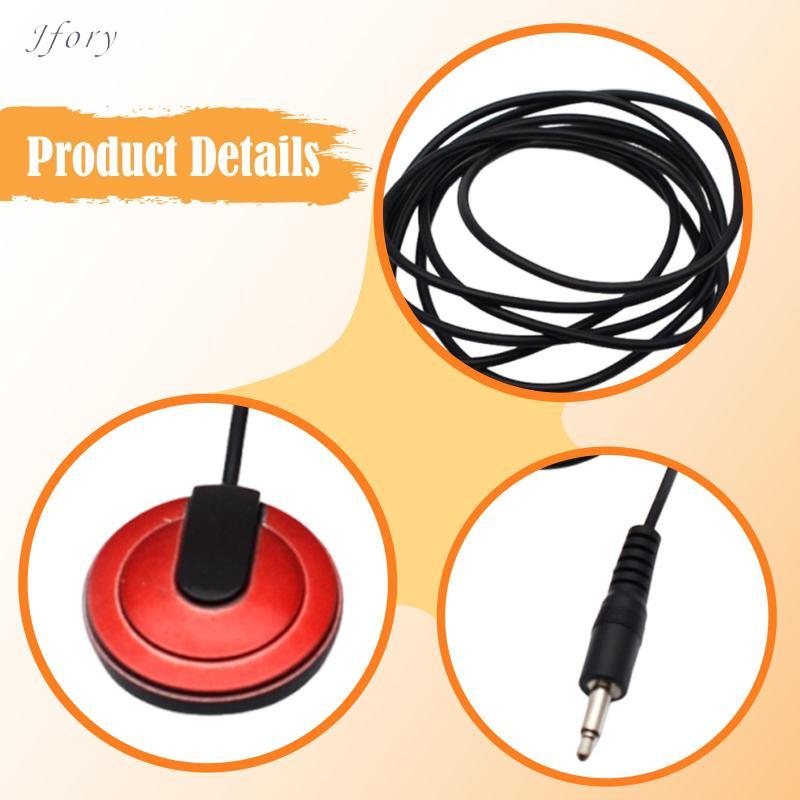 Jfory Hệ thống khuếch đại micro tiếp xúc đàn Guitar Acoustic Pickup Piezo Jack 3,5 mm cho