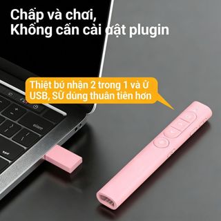 Bút điều khiển không dây, điều khiển từ xa, kết nối nhanh, thích hợp hội nghị, giảng dạy, nhiều màu sắc