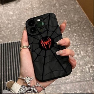 Dành Cho IPhone17 16 15 14 13 12 11 Pro MaxX XR XS MAX 7 8 PLUS Hoạt Hình Đơn Giản Người Nhện Cặp Đôi Vỏ Điện Thoại Mềm