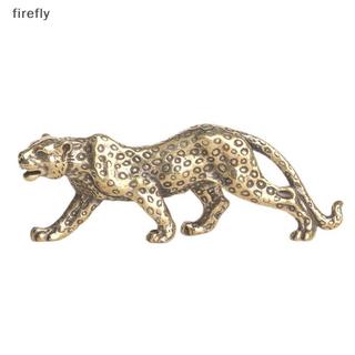 [Firefly] Đồng thau nguyên khối Vintage Cheetah Tượng nhỏ để bàn Đồ trang trí Luy Animal Leopard Bức tượng nhỏ Đồ trang trí thủ công [VN]
