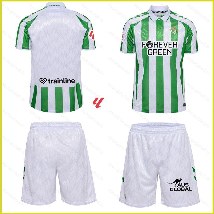 Sơ Mi Nhà Đội Real Betis Balompié 2024-2025 cho Trẻ Em và Người Lớn