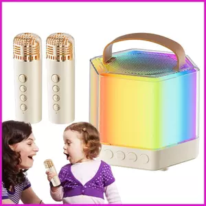 Máy Karaoke Có 2 Micro Loa Karaoke Di Động Micro Và Loa Di Động Cho Gia Đình Ngoài Trời lyuvn