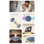 Loa Bluetooth FUHUIOT Under Pillow, Loa ngủ không dây âm thanh nổi HiFi hỗ trợ giấc ngủ, Bluetooth Mini 5.4 Loa ngủ không dây tích hợp siêu mỏng sử dụng tại nhà