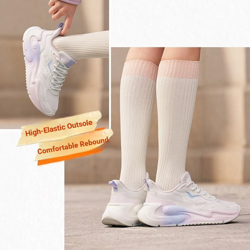 361° Giày Thể Thao Nữ Comfort Đế Mềm Lưới Thoáng Khí Tăng Chiều Cao Thời Trang Phối Đồ Hàng Ngày