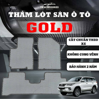 Thảm lót sàn ô tô Toyota Fortuner TH Accessories cao su cao cấp bảo vệ xe thiết kế riêng (full bộ có cốp)