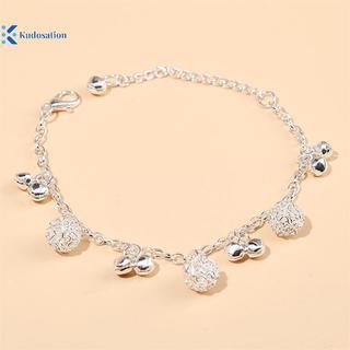 Vòng Tay và Dây Chuyền Bạc Mạ Phong Cách Thời Trang cho Nữ và Bé Gái