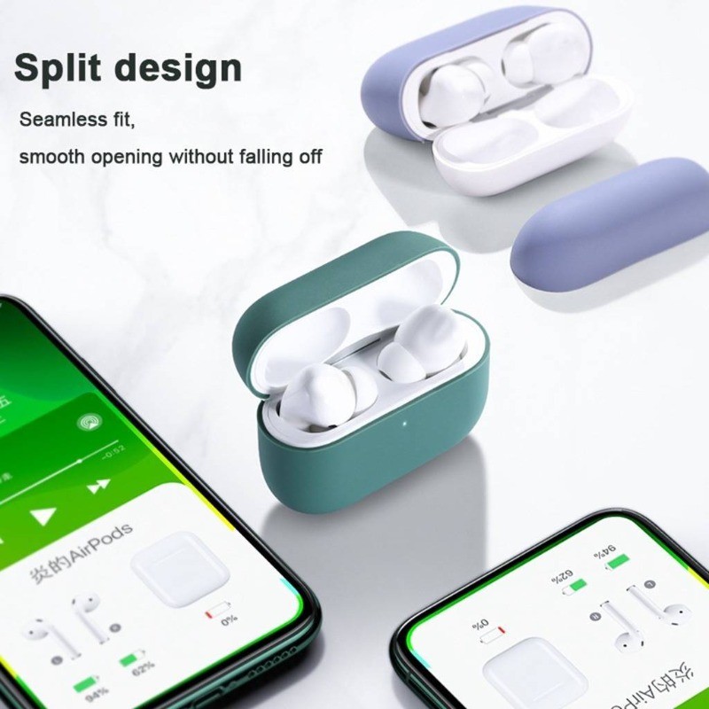 Ốp Lưng Silicon Cho Apple AirPods 4 3 2 1 Ốp Silicon Cao Cấp Cho Apple AirPods Pro3 Pro2 Pro Vỏ Tai Nghe Hộp Bảo Vệ Phụ Kiện Tai Nghe Vỏ Silicon Mềm