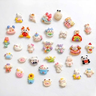 Set 12 charm màu nâu cà phê- Charm gắn dép xinh đáng yêu- Tổng hợp 17 bộ màu Hot