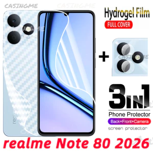 Realme Note 80 2026 Mặt Trước Full Cover Bảo Vệ Hydrogel Cho RealmeNote80 Realme Note80 Note 80 70 80x 5G Không Kính Cường Lực Phía Sau Camera Bảo Vệ Màn Hình