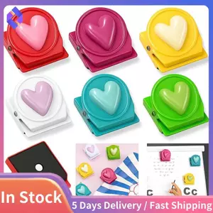 Lớp Học Nhà Bếp Văn Phòng Cho Tủ Lạnh Nam Châm 12 Miếng Nhiều Màu Sắc Cho Tủ Lạnh Nam Châm Kẹp Từ Tính Thiết Kế Trái Tim