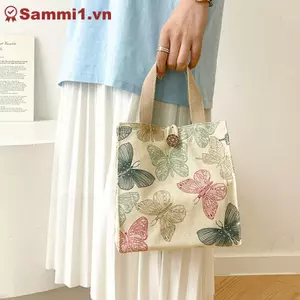 ZK Thời Trang Mới Dung Tích Lớn Đi Ra Ngoài Vừa Hộp Cơm Trưa Bento Túi Xách VN