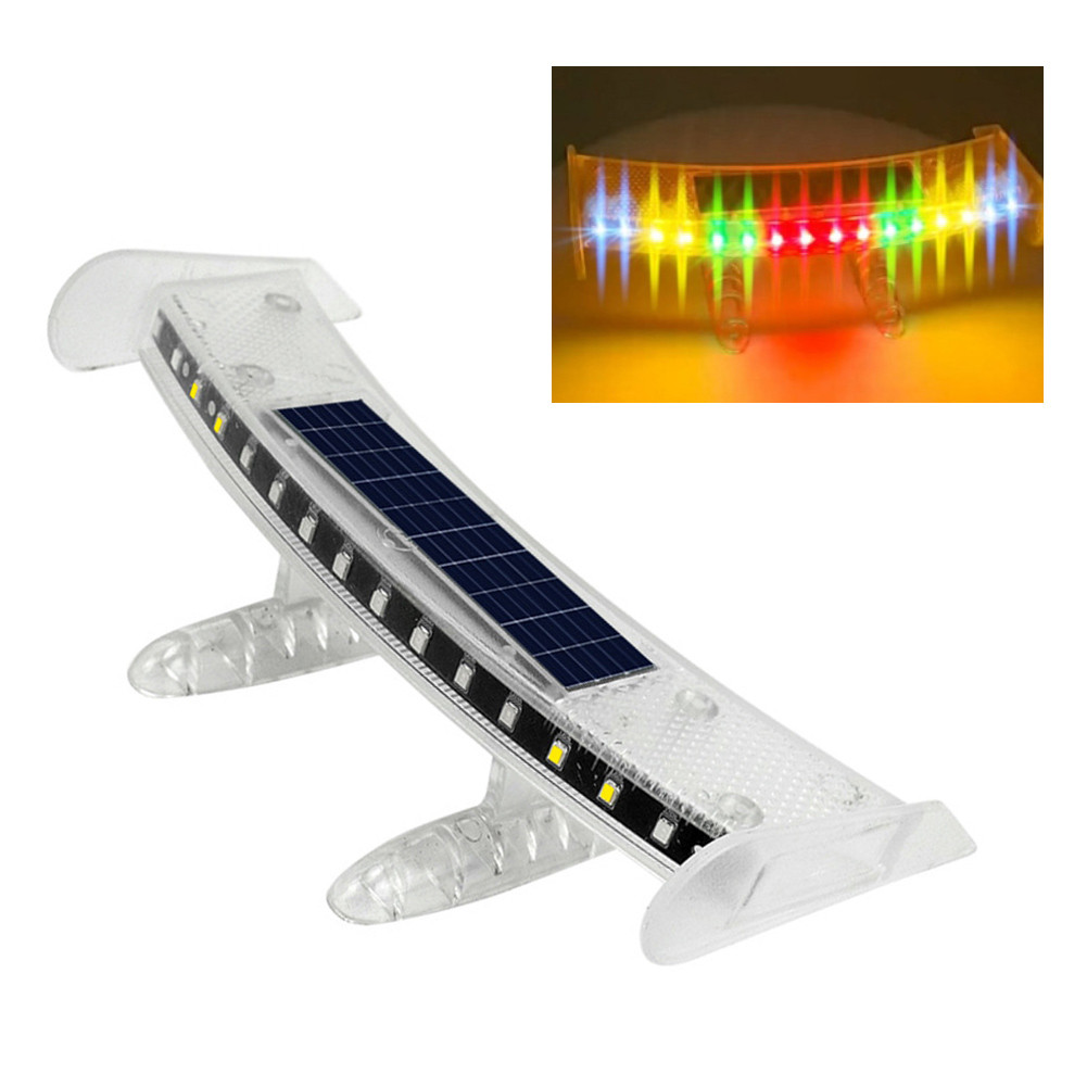 Cho Xe Năng Lượng Mặt Trời Mini Phía Sau Cánh Gió Đuôi Đèn LED Nhấp Nháy Cánh Chống Thấm Nước