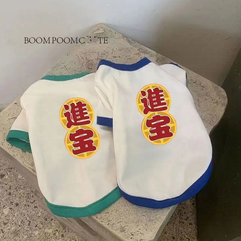 Thú Cưng Chó Mèo Mùa Xuân Mùa Hè Quần Áo Dạo Phố Thú Cưng Hoạt Hình Nhỏ Vừa Quần Áo Cho Chó Mỏng Phong Cách Corgi Teddy Pháp Chiến Đấu