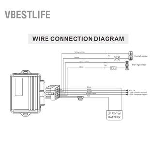 VBESTLIFE Mô-đun đóng cửa sổ ô tô 4 cửa tự động đa năng Bộ hệ thống an ninh tự động