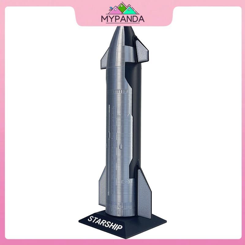 MYPANDA Premium Starship Model Space X Starship Model Space Vehicle Trang trí bàn làm việc sưu tập Đồ chơi mô hình Quà tặng trẻ em.