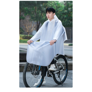 Áo mưa xe đạp đi xe đạp Áo mưa chống mưa toàn thân đơn pvc có ba lô Áo mưa dày